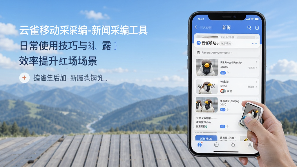 云雀移动采编-新闻采编工具 日常使用技巧与效率提升场景