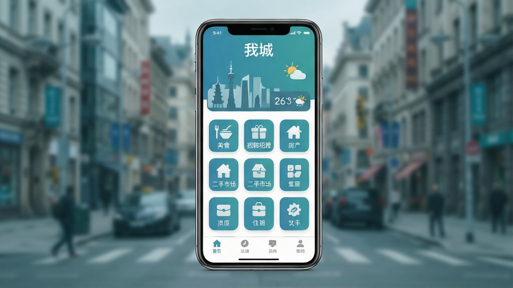 һ��չʾ���ҳǡ�App���Ľ�����ֻ�UI���ͼ������������һ���ִ������ֻ�����Ļ��ʾ���ҳǡ�Ӧ�õ���ҳ��ҳ�涥���ǳ��еر��Ӱ��������Ϣ���м�������״���е��������ͼ�꣬������ʳ����Ƹ�������������г��ȣ��ײ��ǵ����������岼�ּ��������������ɫ��Ϊ��������ִ���ƽ��ϸ��Բ�󣬻��ʸɾ��޶���Ԫ�أ��������黯�ĳ��н־���