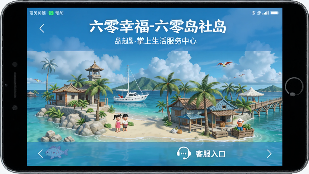 六零幸福岛-掌上生活服务社区 常见问题帮助中心和客服入口