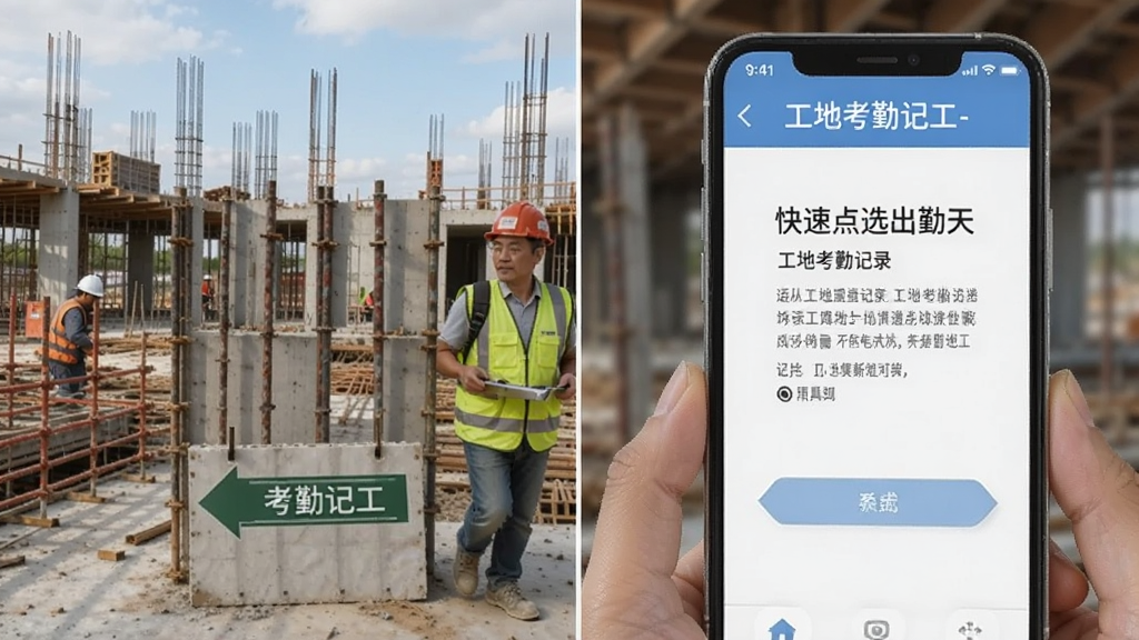 工地考勤记工-工地考勤记录工具 手机端快速点选出勤天数