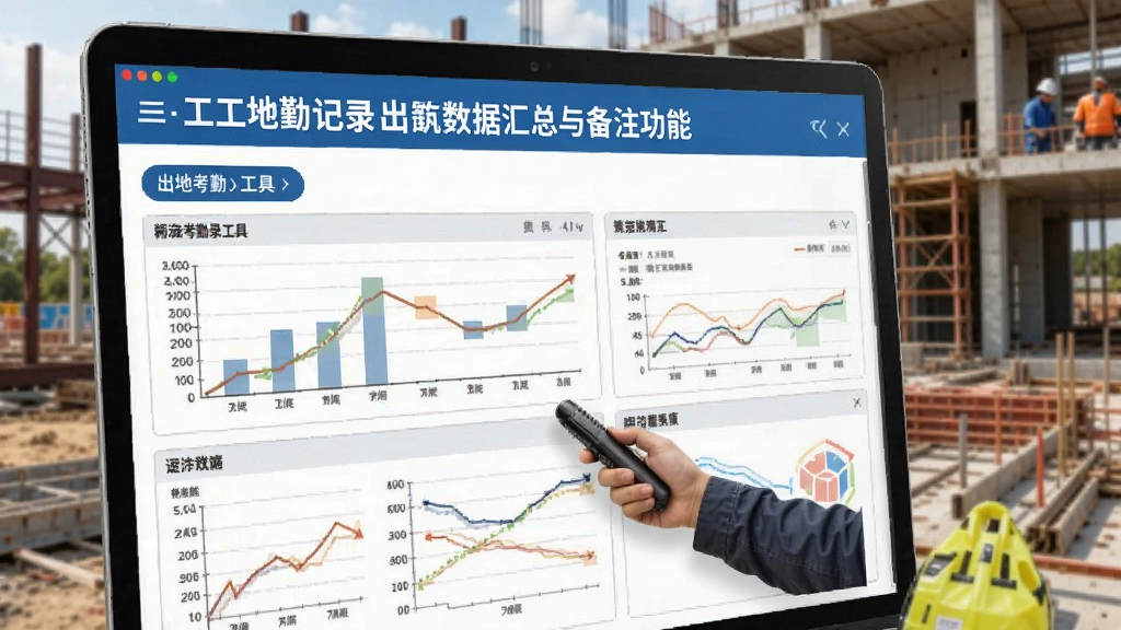 工地考勤记工-工地考勤记录工具 出勤数据汇总与备注功能