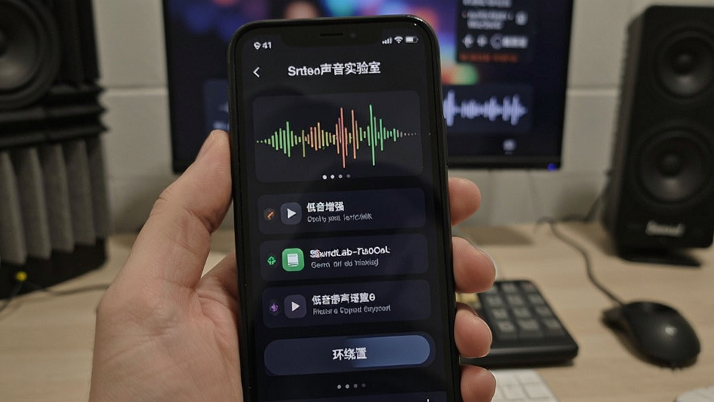 SoundLab-手机声音实验室 低音增强与环绕声设置界面