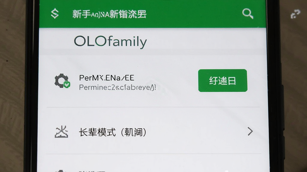 OLOfamily ��׿�� �������ý����ͼ����ʾȨ�޿����ͳ���ģʽѡ��ֻ���Ļ��д�����UI��񣬻��ʸɾ�