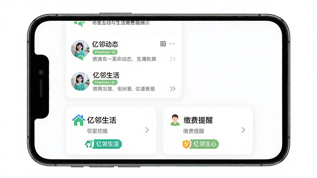 ��������App���ﻥ��������ɷѹ���չʾ������Ϊ�ֻ���Ļ������Ϊ���·������ϰ벿��Ϊ���ﶯ̬��Ϣ�����°벿��Ϊ�ɷ����ѿ�Ƭ���Ű�����������������죬ϸ�����ֱ�ǩ��ȷ�����ʸɾ��޶���Ԫ�أ���������ʾ���֡��������