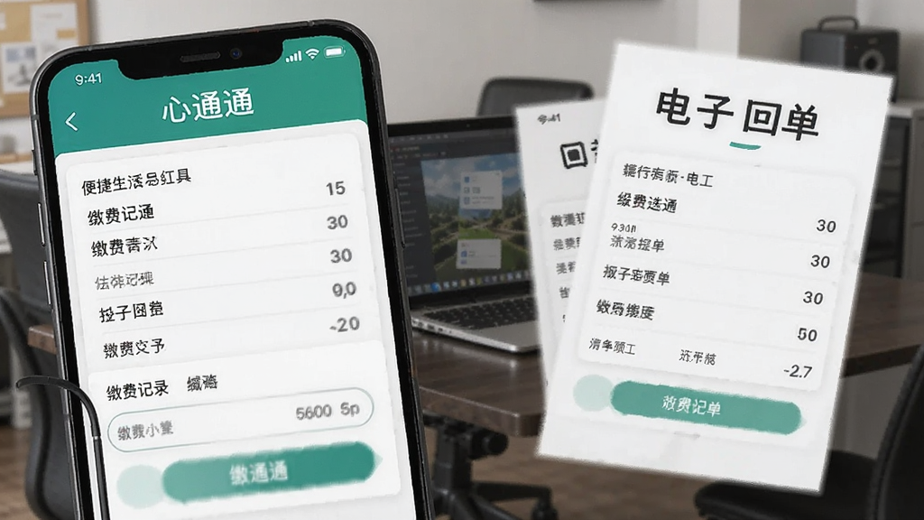 心通通-便捷生活服务工具 缴费记录与电子回单