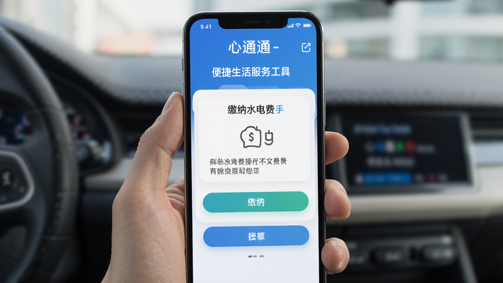 心通通-便捷生活服务工具 缴纳水电费操作界面