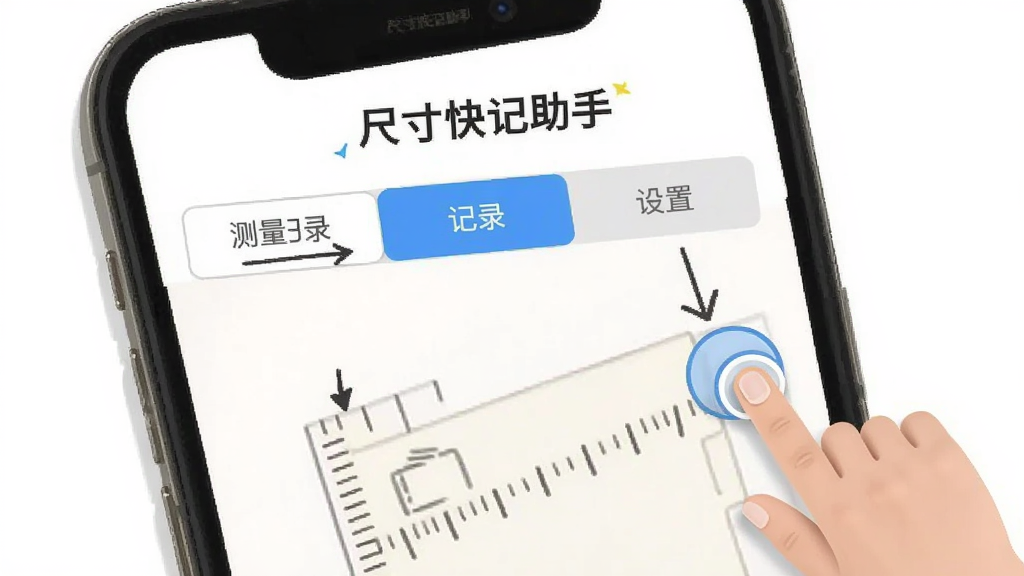 �ߴ�������App�Ĳ���ָ�����棬�ֻ���Ļ����ʾ�Ų�������¼����������ѡ���ʾ��ͼ���Ա�����ָ�����ͼ��ͼ�ͷ��ע����������ˣ����ʸɾ��޶���Ԫ�أ������а������ߴ������֡�����