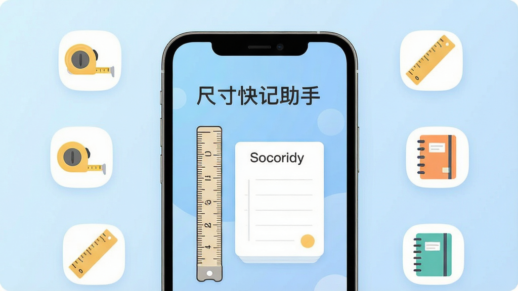 һ���ֻ���Ļչʾ�ߴ�������App�������棬���������Ǽ��Ĳ����ߺͼ�¼��Ƭ����Χ�����ž��ߡ�ֱ�ߡ��ʼǱ���Сͼ�꣬��������͵�ǳ��ɫ���䣬������±�ƽ����ϸ�ڸɾ��޶���Ԫ�أ�������������������ͻ�����ߴ������֡������ֱ�ʶ