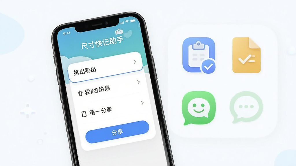 �ߴ�������App�����ݵ������棬�ֻ���Ļ����ʾ�ŵ���ѡ��ͷ�����ť���Ա��м����塢�ĵ�������������ͼ��ʾ�⣬������࣬������£����ʸɾ��޶���Ԫ�أ������д��С��ߴ������֡�����