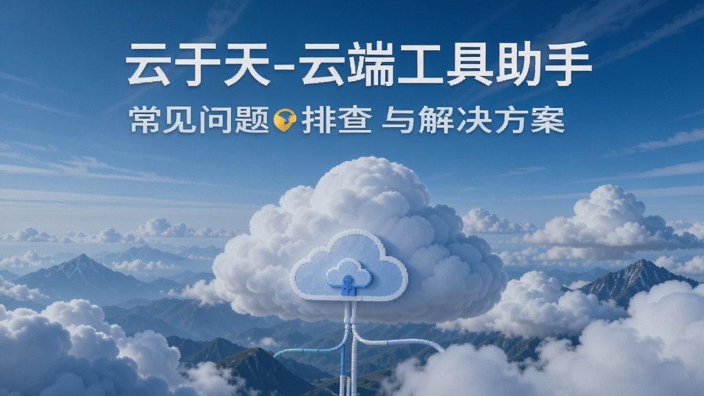 云于天-云端工具助手 常见问题排查与解决方案