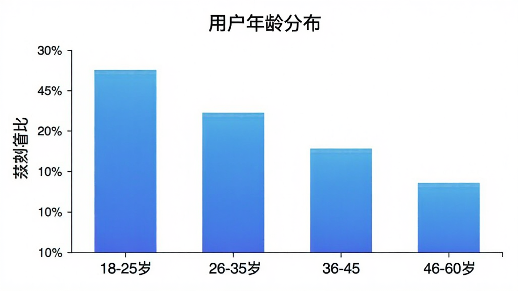 一张柱状图展示