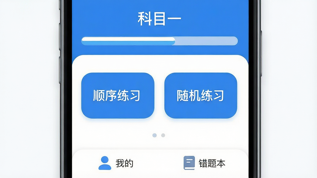 һ��չʾ�ֻ�Ӧ�ý����ͼƬ�������ǡ��ݿ���Ŀһ���ԡ�APP�������棬����Ϊ������ʾ����Ŀһ������ͽ��������м�����Ŀ�ġ�˳����ϰ���͡������ϰ����ť���ײ��ǡ��ҵġ��͡����Ȿ��ѡ������Ϊ�ִ���ƽ����ƣ�������ɫ��ͼ��Բ�󡣻����������ɾ����޶���Ԫ�ء�