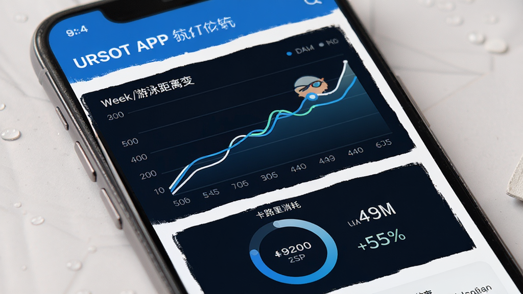 URSOT APP �˶�����ͳ��ҳ�棬����ͼչʾÿ����Ӿ����仯��Բ�ν�������ʾ��·�����ģ�������ɫ�����ݿ��ӻ����������廭��