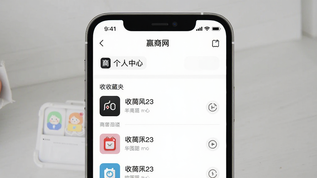 Ӯ����App��������ҳ���ͼ���ֻ���Ļ��ʾ�ղؼкͶ����б���������������ͼ������ֱ�ǩ������Ϊ��ɫ������Լ�ִ������ֺ��������ʸɾ�