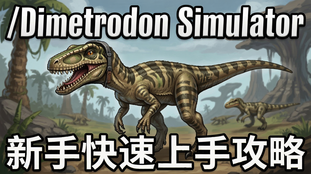 异齿龙模拟器(Dimetrodon Simulator)新手快速上手攻略封面图