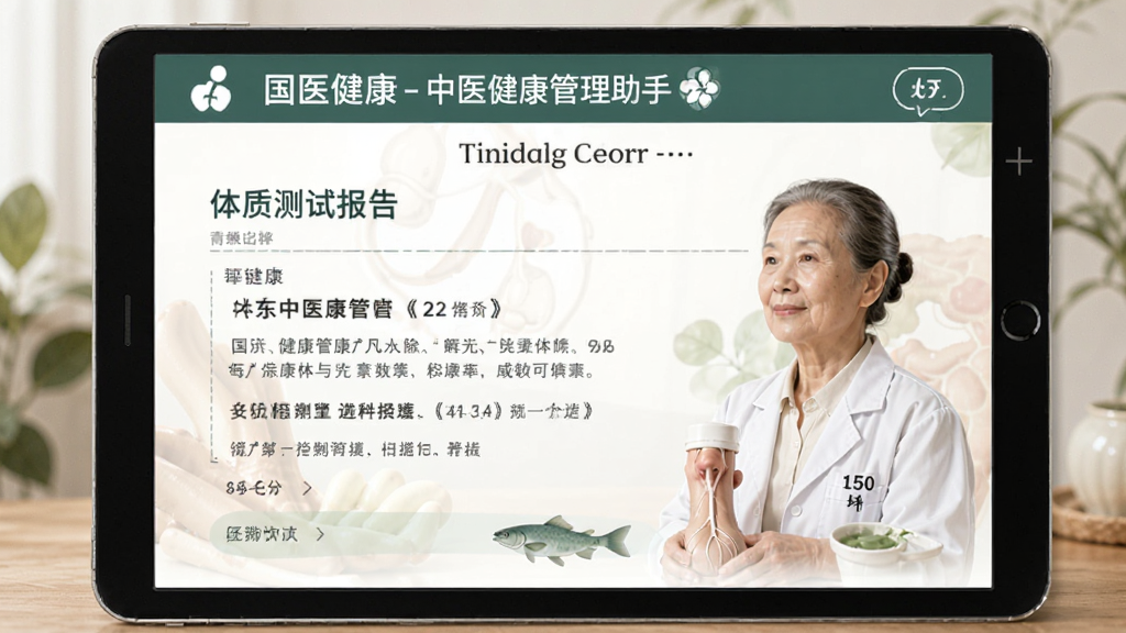 国医健康-中医健康管理助手 体质测试报告页面