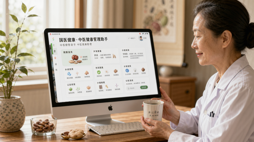 国医健康-中医健康管理助手 中医健康管理 日常使用场景 功能界面
