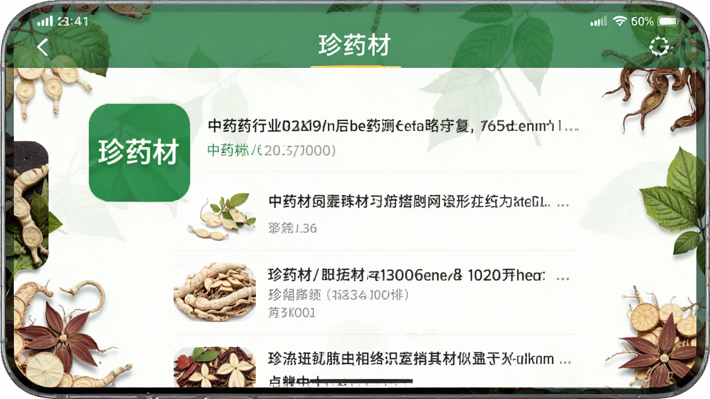 ��ҩ��App��Ѷҳ���ͼ���ֻ���Ļ��ʾ��ҩ����ҵ�����б��͡���ҩ�ġ�Logo�������Ǵ�����ҩ��Ԫ�ص�װ��ͼ������������죬���������ɱ棬���ʸɾ�